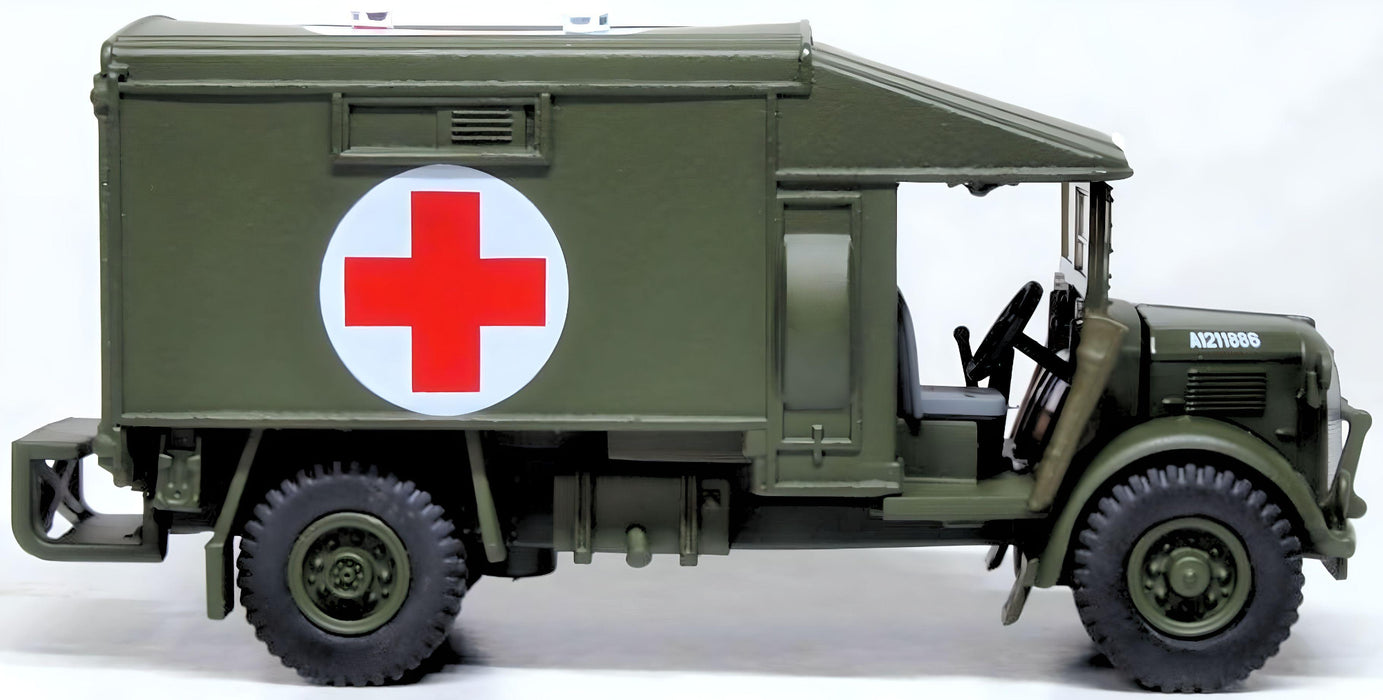 Model of the 51st Highland Division 1944 Austin K2 Ambulance by Oxford at 1:76 scale. 76K2002 Right