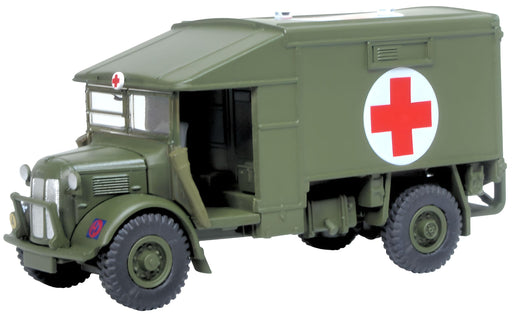 Model of the 51st Highland Division 1944 Austin K2 Ambulance by Oxford at 1:76 scale. 76K2002