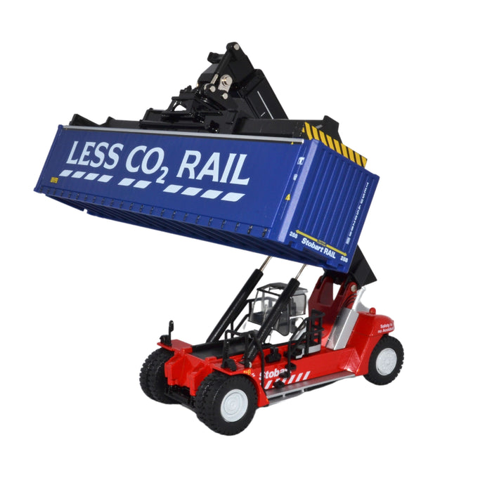 Konecranes Reach Stacker Stobart (Red) with Container