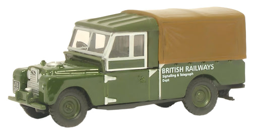 Oxford Diecast British Railways Land Rover 109 Canvas - 1:76 Scale 76LAN1109005