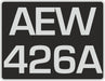 Oxford Diecast Bronze Green Land Rover Series II Station Wagon - 1:76 -76LAN2002 Registration Plate