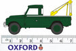 Oxford Diecast Land Rover Series II Tow Truck Bronze Green - 1:76 Scale 76LAN2009 Measurements