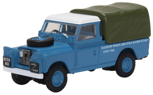Oxford Diecast 1:76 Scale Land Rover Series 2 LWB Bluebird Land Speed Record 76LAN2020