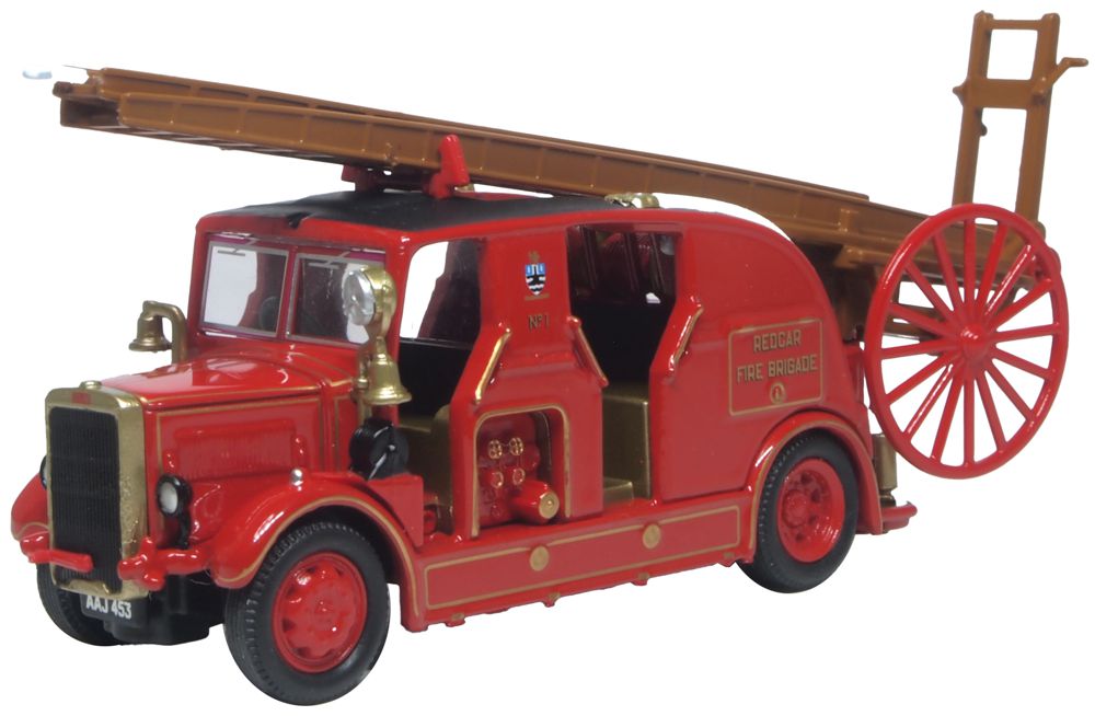 Oxford Diecast Leyland Cub FK7 Redcar Fire Brigade 1:76