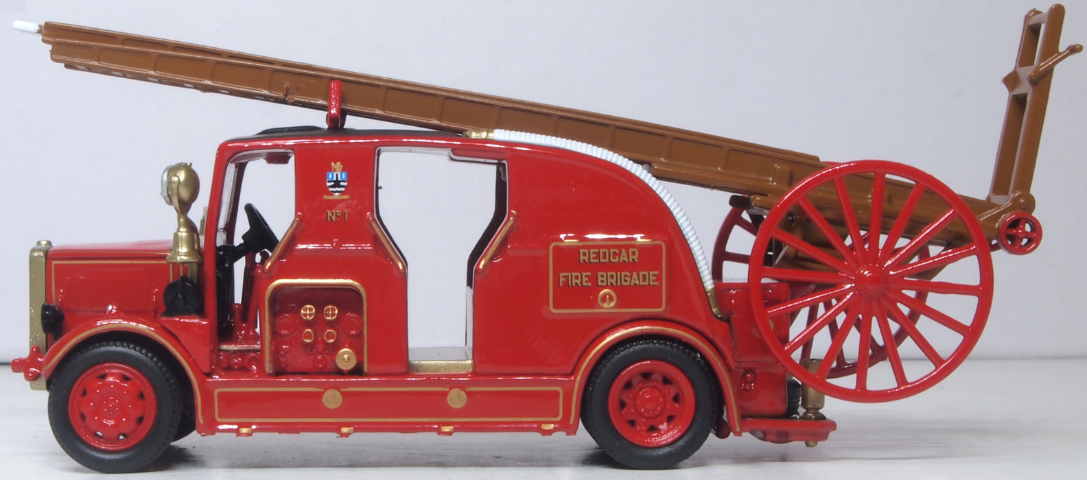 Oxford Diecast Leyland Cub FK7 Redcar Fire Brigade 1:76