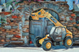 Oxford Diecast JCB 531 70 Loadall JCB 76LDL001 1:76 Scale. The Doors Are Closed