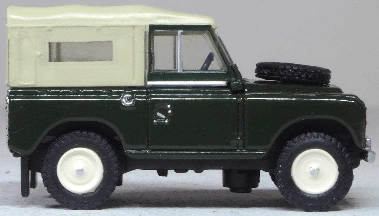 Oxford Diecast Land Rover Series 2A SWB Canvas Bronze Green 1:76