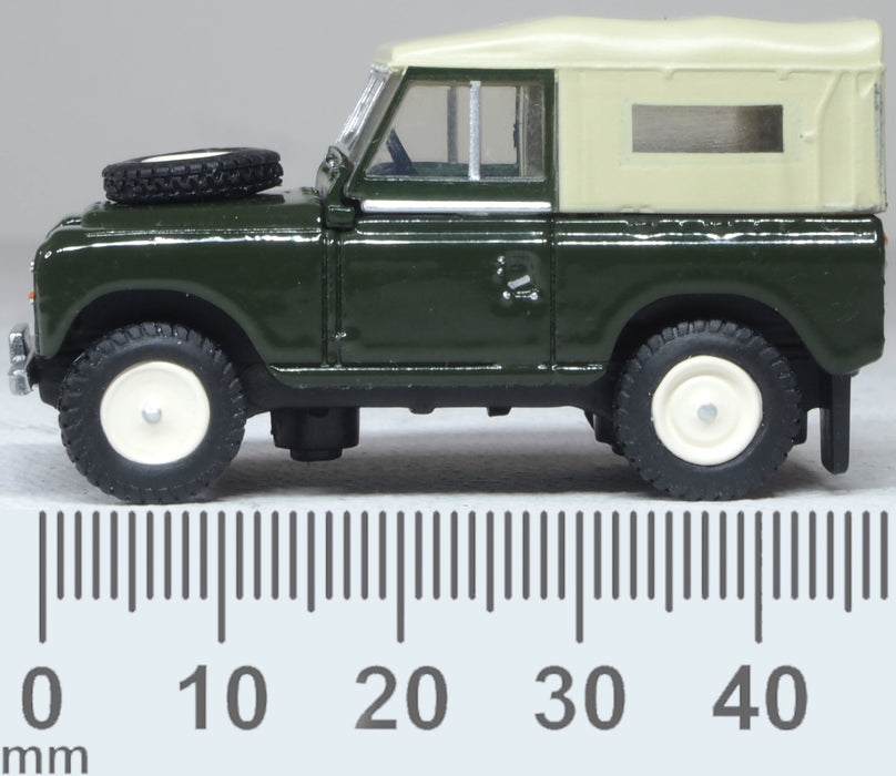 Oxford Diecast Land Rover Series 2A SWB Canvas Bronze Green 1:76