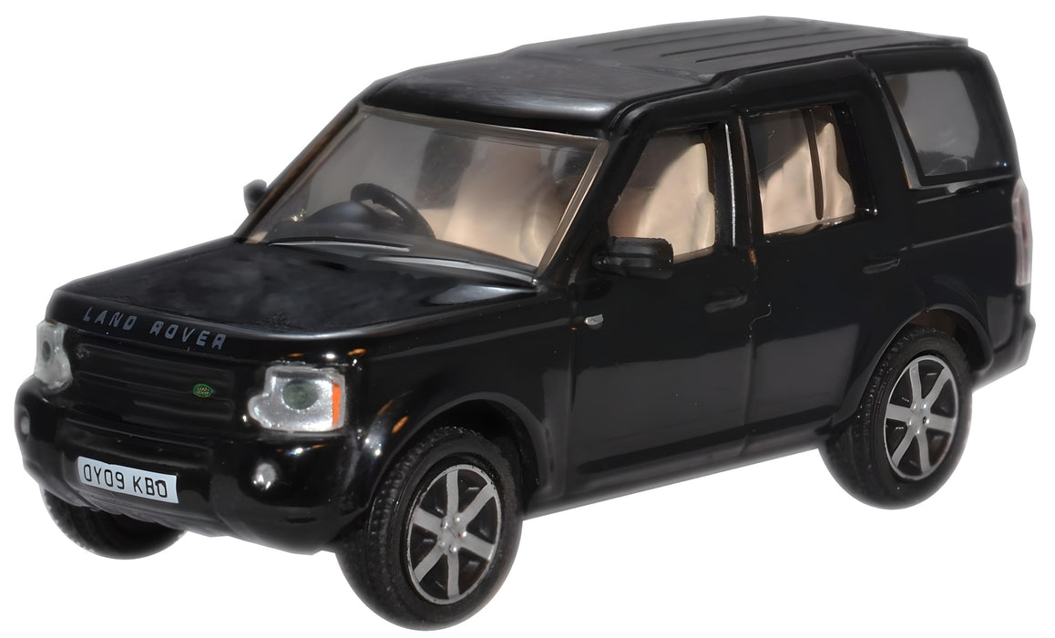 Oxford Diecast Santorini Black Land Rover Discovery - 1:76 Scale 76LRD003