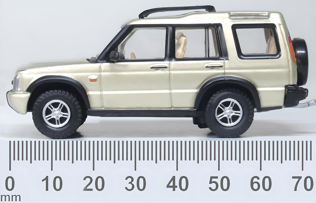 Oxford Diecast Land Rover Discovery 2 White Gold 76LRD2002 1:76 scale model measurements