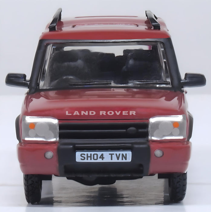 Oxford Diecast Land Rover Discovery 2 Alveston Red 76LRD2003 - 1:76 scale front
