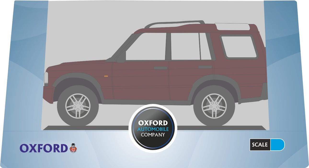 Oxford Diecast Land Rover Discovery 2 Alveston Red 76LRD2003 - 1:76 scale pack