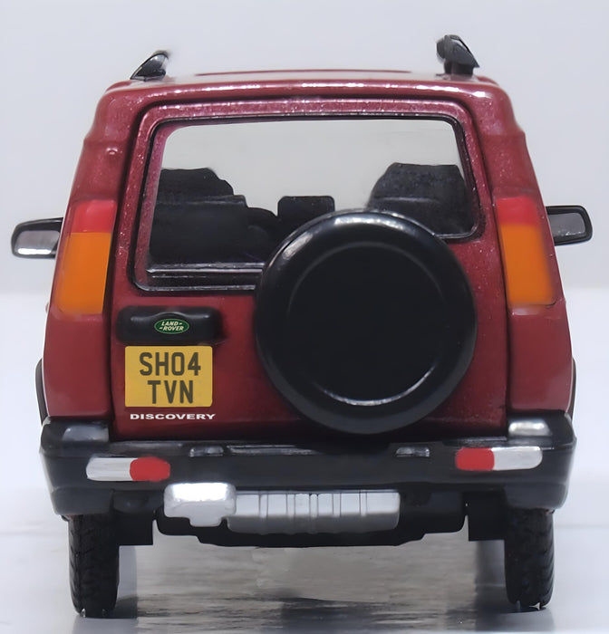 Oxford Diecast Land Rover Discovery 2 Alveston Red 76LRD2003 - 1:76 scale rear