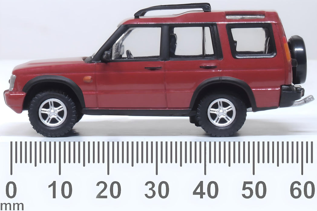 Oxford Diecast Land Rover Discovery 2 Alveston Red 76LRD2003 - 1:76 scale measurements