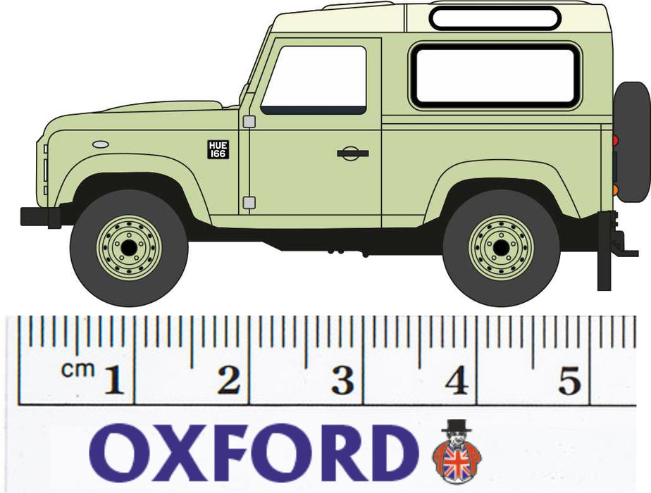 Oxford Diecast Land Rover Defender Heritage Set  - 1:76 Scale