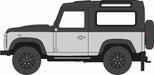 76LRFD009AU Oxford Diecast Land Rover Defender 1:76 Scale Corris Grey Left