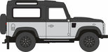 76LRFD009AU Oxford Diecast Land Rover Defender 1:76 Scale Corris Grey Right