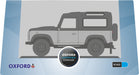 76LRFD009AU Oxford Diecast Land Rover Defender 1:76 Scale Corris Grey Pack