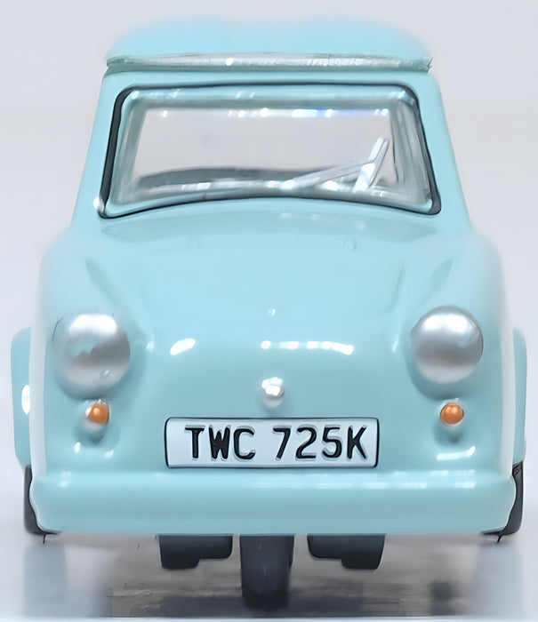 AC Invacar Pale Blue (Hubnut) 76INV002 76 Scale model. Front