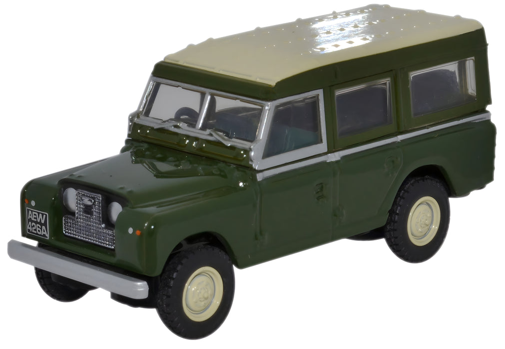 Oxford Diecast Bronze Green Land Rover Series II Station Wagon - 1:76 -76LAN2002