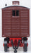 Oxford Diecast 1:76 scale OO Living Wagon Brown 76LW005 front