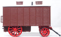 Oxford Diecast 1:76 scale OO Living Wagon Brown 76LW005 right