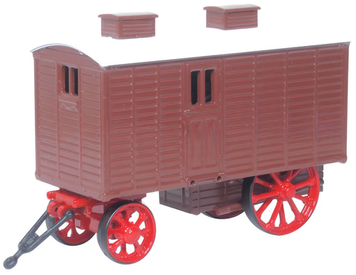 Oxford Diecast 1:76 scale OO Living Wagon Brown 76LW005