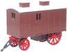 Oxford Diecast 1:76 scale OO Living Wagon Brown 76LW005