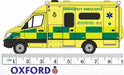 Oxford Diecast Mercedes Welsh Ambulance - 1:76 Scale 76MA001 Dimensions