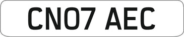 Oxford Diecast Mercedes Welsh Ambulance - 1:76 Scale 76MA001 Registration Plate