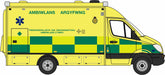 Oxford Diecast Mercedes Welsh Ambulance - 1:76 Scale 76MA001 Right