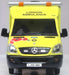 Oxford Diecast Mercedes Ambulance London Ambulance Service(Remembrance Day) Poppy Appeal 1:76 Scale Model Front