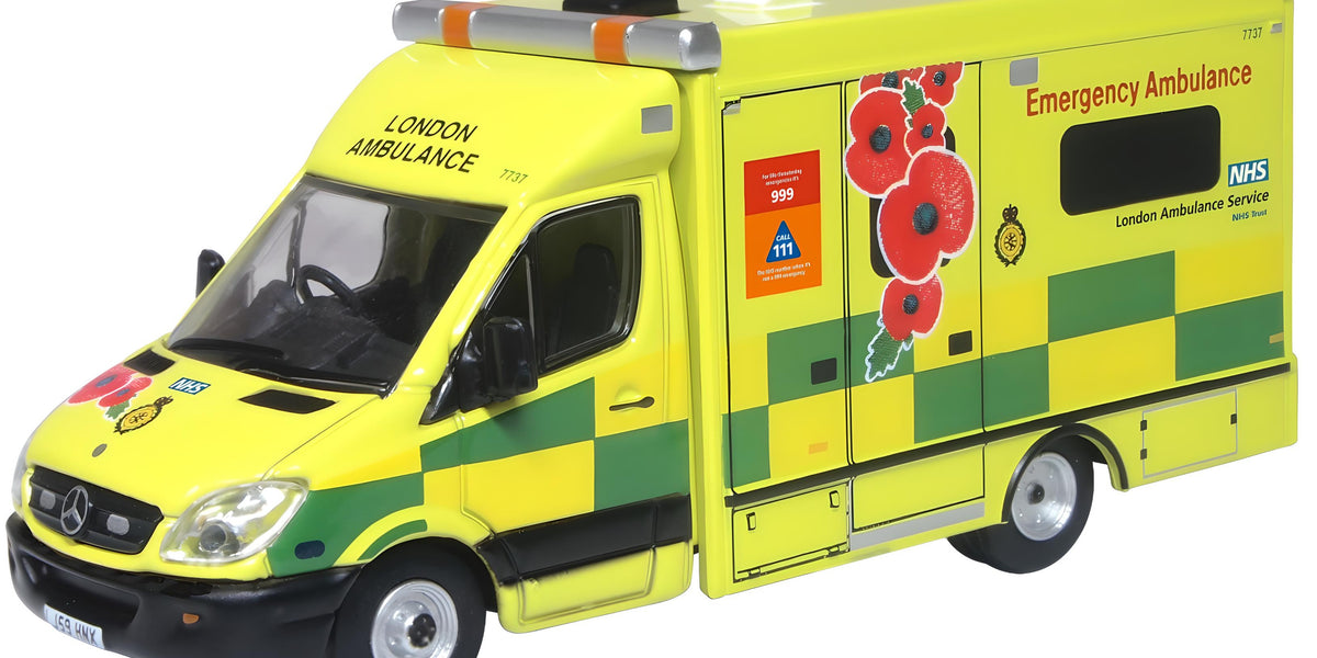 Mercedes Ambulance London Ambulance Service Remembrance Day