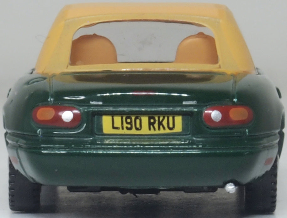 Oxford Diecast Mazda MX5 MK1 (Soft Top) British Racing Green 1:76