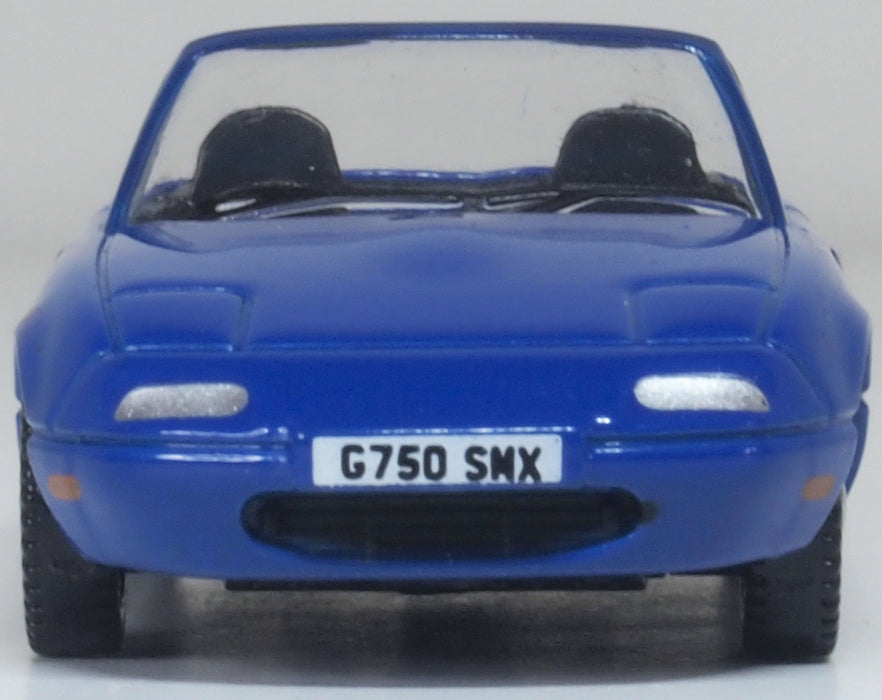 Oxford Diecast Mazda MX5 (Open) Mariner Blue 1:76