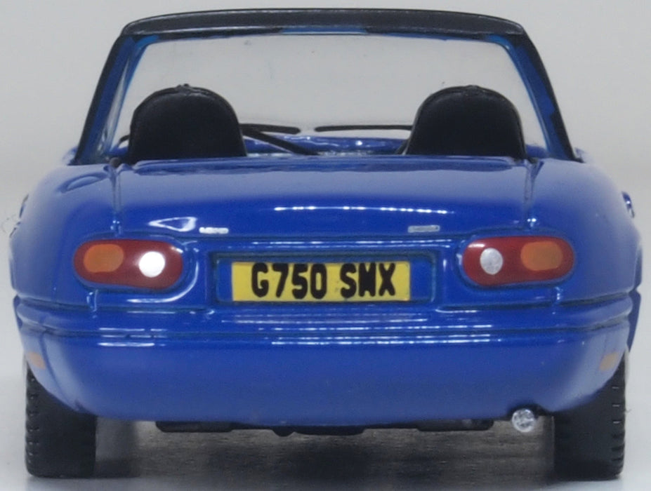 Oxford Diecast Mazda MX5 (Open) Mariner Blue 1:76