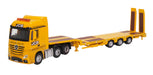 76MB010 1:76 Scale Oxford Diecast Mercedes Actros Semi Low Loader JCB