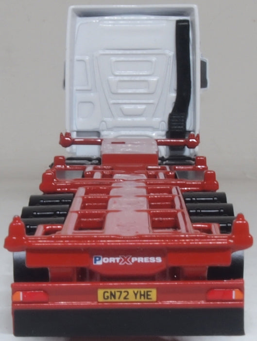 Oxford Diecast Mercedes Actros SSC D-tec Combitrailer Port Express 1:76
