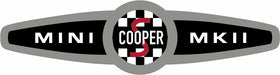 Oxford Diecast Mini Cooper S MkII Snowberry White/black 76MCS004