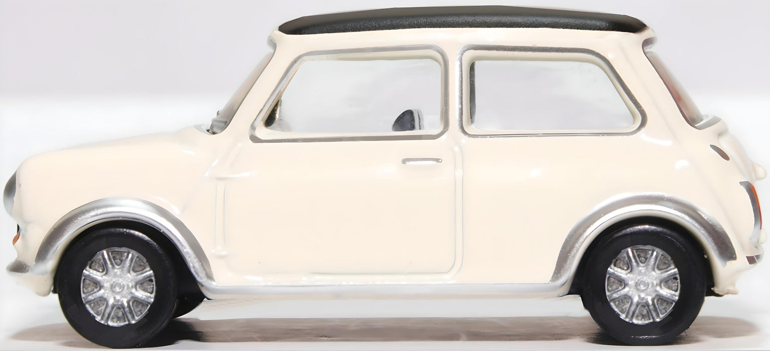Oxford Diecast Mini Cooper S MkII Snowberry White/black 76MCS004 Left