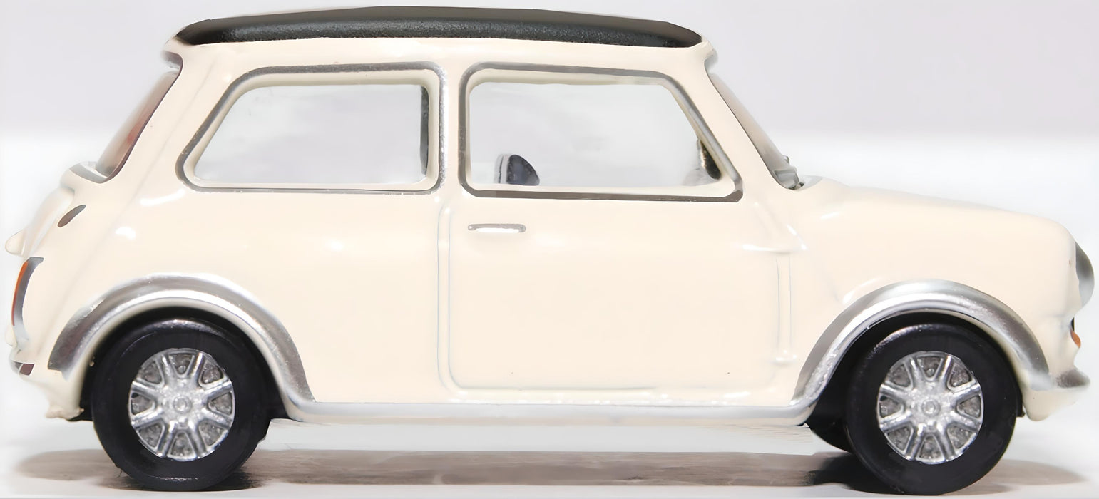 Oxford Diecast Mini Cooper S MkII Snowberry White/black 76MCS004 Right