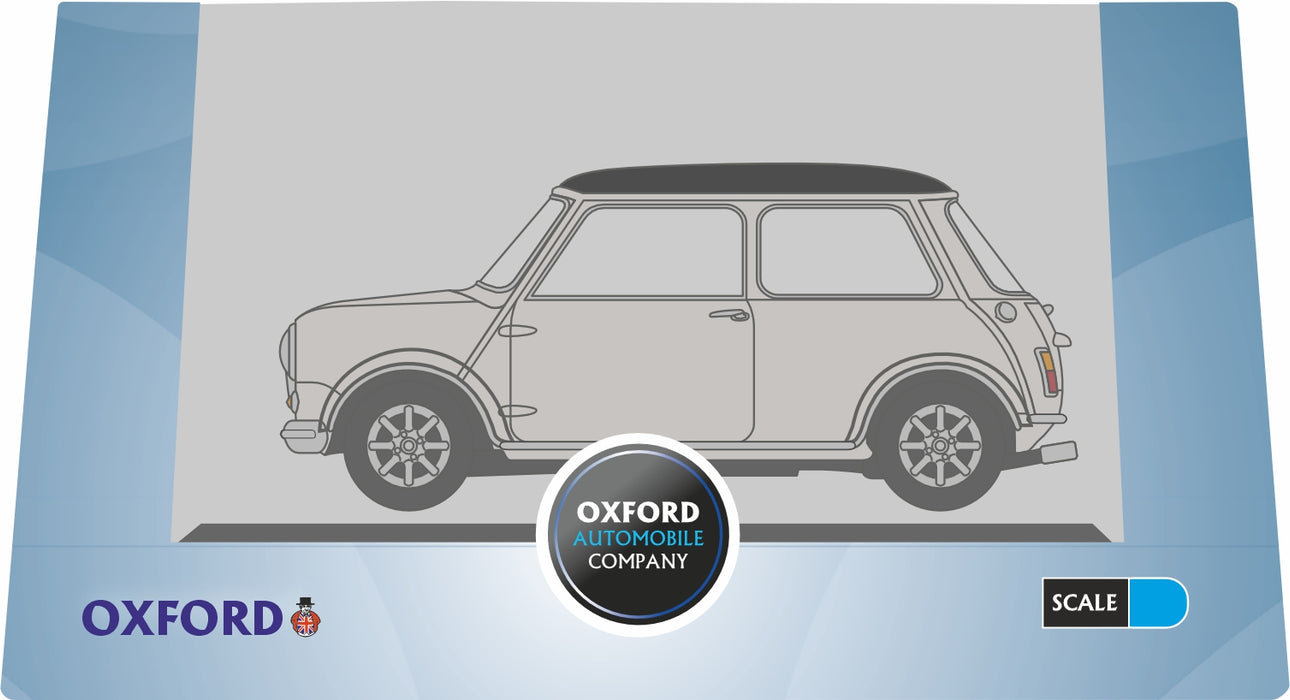 Oxford Diecast Mini Cooper S MkII Snowberry White/black 76MCS004 Pack