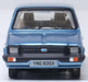 Oxford Diecast Austin Mini Metro Denim Blue Metallic -1:76 scale 76MET002 front