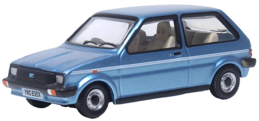 Oxford Diecast Austin Mini Metro Denim Blue Metallic -1:76 scale 76MET002