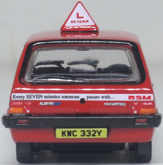 Oxford Diecast Austin Mini Metro British School Of Motoring (BSM) 1:76