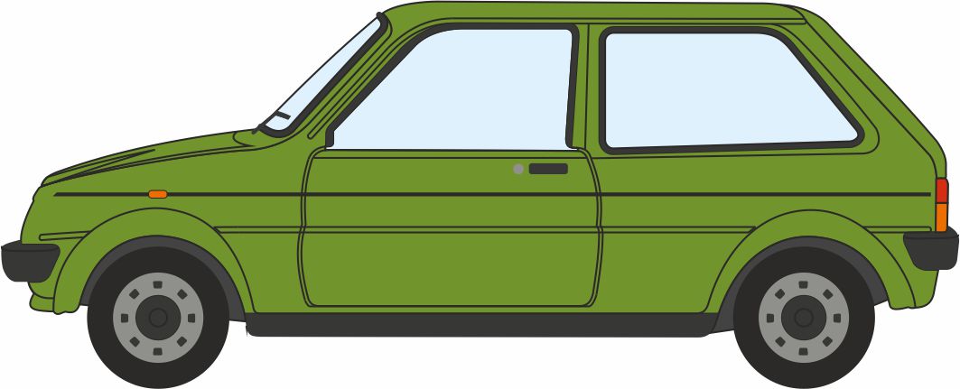Oxford Diecast Austin Mini Metro Appplejack 1:76