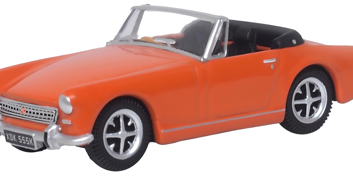 Oxford Diecast - Modelo A Escala 1:76 (OO) De MG Midget MK3, Color Bronce Amarillo, Coleccionable