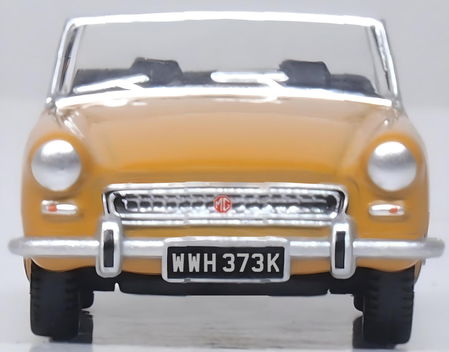Oxford Diecast MG Midget MKIII Bronze Yellow - 1:76 Scale 76MGM002 front