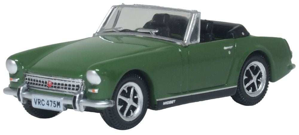 MG Midget MkIII British Racing Green by Oxford Diecast 1:76 Scale