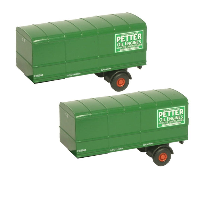 Oxford Diecast Southern Trailer Pack - 2 Piece - 1:76 Scale